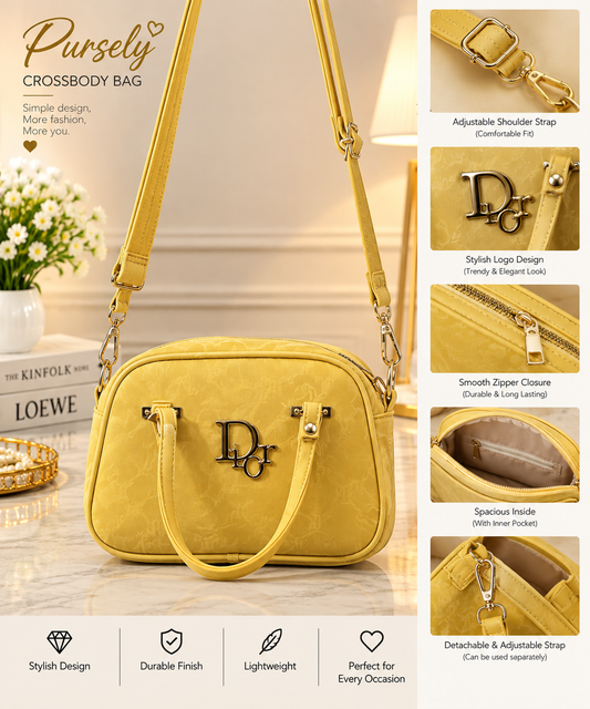 Women’s Elegant Crossbody Shoulder Bag – Stylish & Lightweight Handbag
