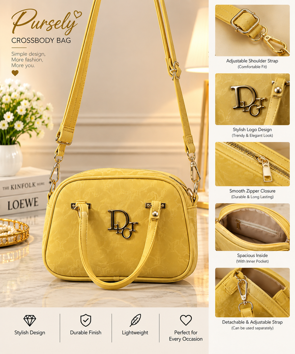 Women’s Elegant Crossbody Shoulder Bag – Stylish & Lightweight Handbag